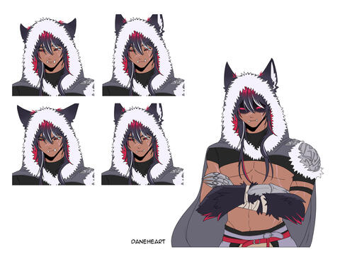 Daneheart (LI) | sprite pose 1 + expressions