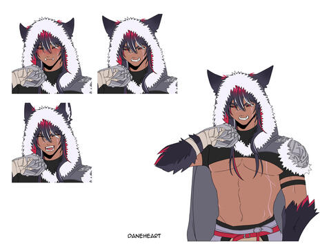 Daneheart (LI) | sprite pose 2 + expressions
