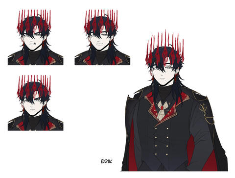 Erik (LI) | sprite pose 1 + expressions