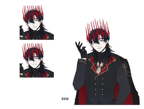 Erik (LI) | sprite pose 2 + expressions