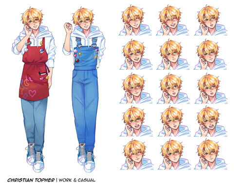 Chris Topher | full sprite & expressions