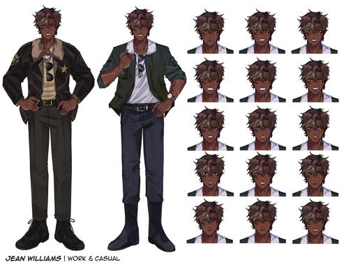 Jean Williams | full sprite & expressions