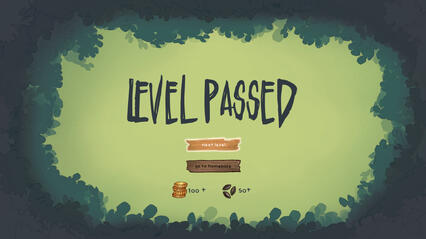 level passed UI